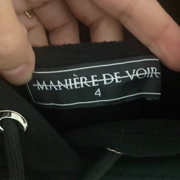 Maniere de Voir hoodie black US0 - Picture 8 of 8